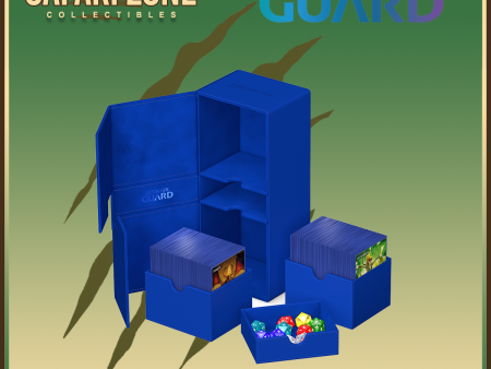 Ultimate Guard: Twin Flip n Tray 266+ Xenoskin - Blue Online