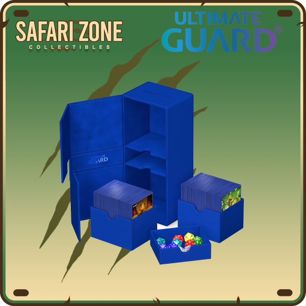 Ultimate Guard: Twin Flip n Tray 266+ Xenoskin - Blue Online