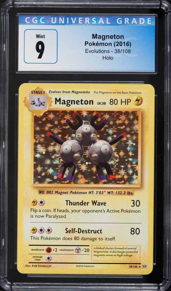 CGC 9 | Magneton (EVO 38) Evolutions 2017 Inglés (Blue Label) Online Sale