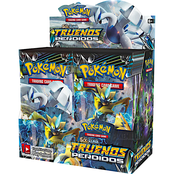 Pokémon | Caja 36 Sobres Sol y Luna Truenos Perdidos Castellano 2018 on Sale