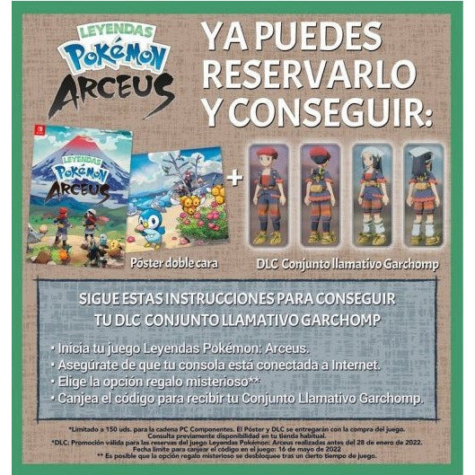 SWITCH | Leyendas Pokémon: Arceus + DLC + Póster Regalo Hot on Sale