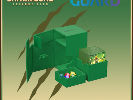 Ultimate Guard: Flip n Tray 80+ Xenoskin - Green For Cheap