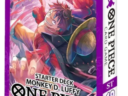 One Piece | Mazo de Iniciación de Monkey D. Luffy Starter Deck ST-18 Inglés 2024 For Discount