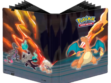 Ultra Pro x Pokémon | Álbum 360 Bolsillos 9 por Página Simple de Charizard Fashion