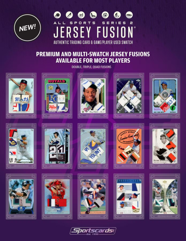 Jersey Fusion | All Sports 2023 Series 2 Hobby Box inglés For Sale