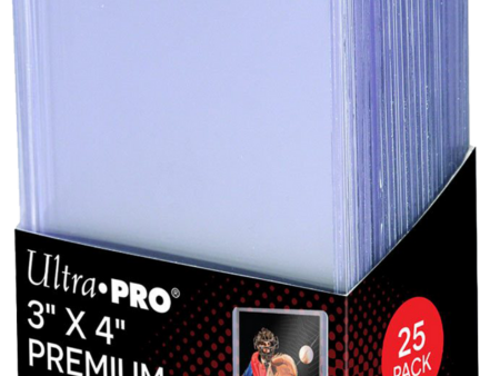 Ultra Pro | 25 Toploaders 3x4  Premium Clear Discount