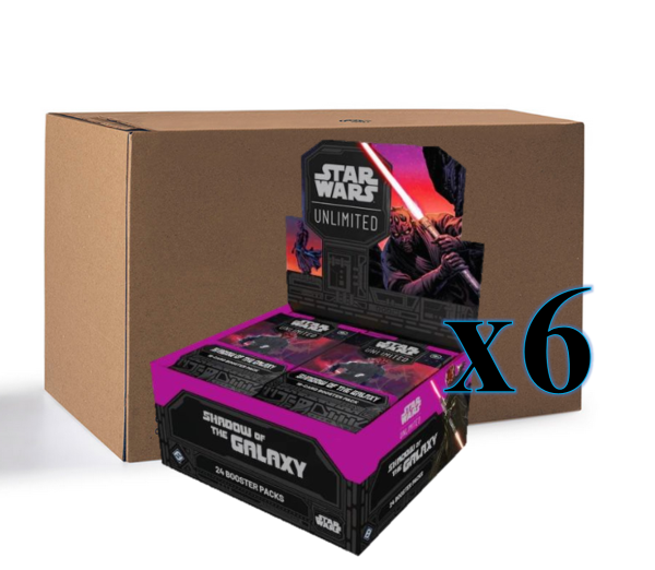 Star Wars Unlimited | Case 6 Cajas de 24 Sobres de Shadows Of The Galaxy Inglés 2024 Online Sale