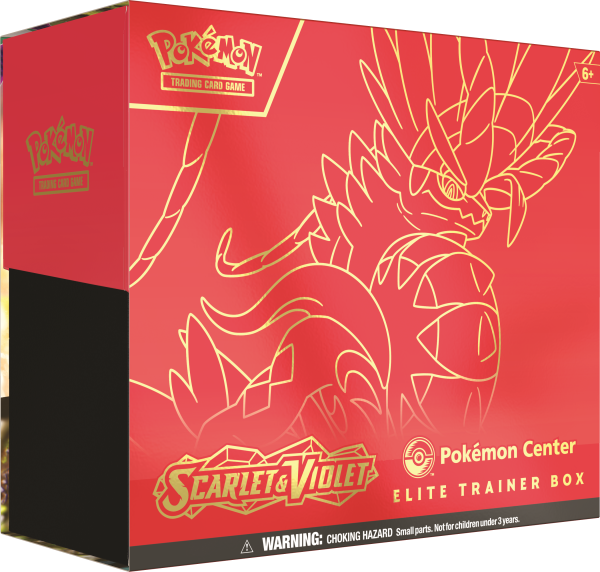 Pokémon | Caja Élite de Entrenador del Centro Pokémon de Scarlet Inglés 2023 Online Sale