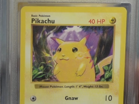 AP 8.5 | Pikachu (BS 58) Yellow Cheeks Shadowless Base Set Inglés Online Sale